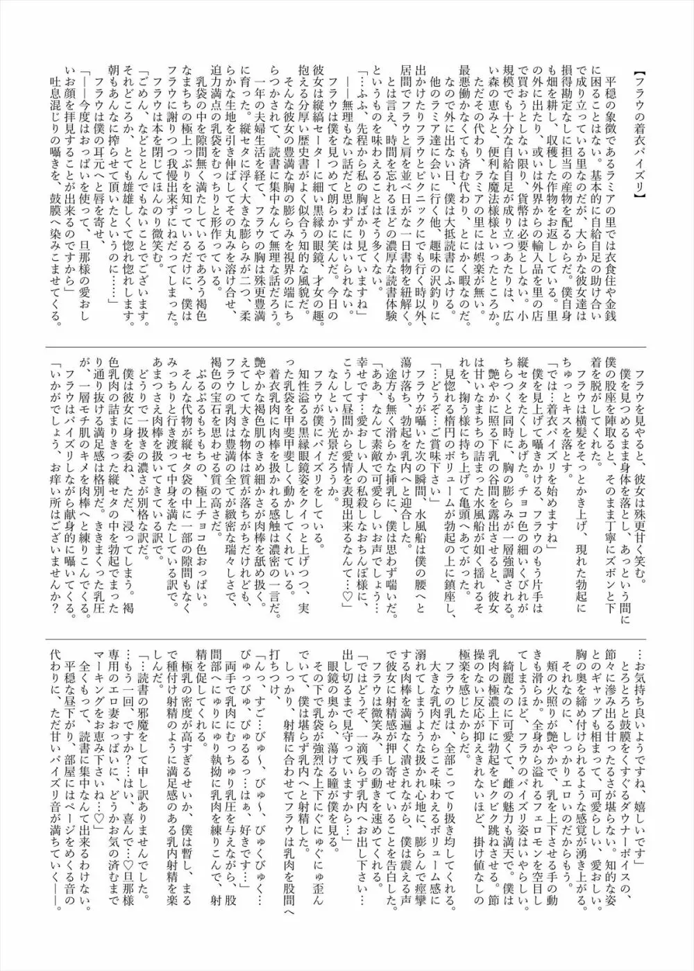 ラミアの里～合同誌～ - page187