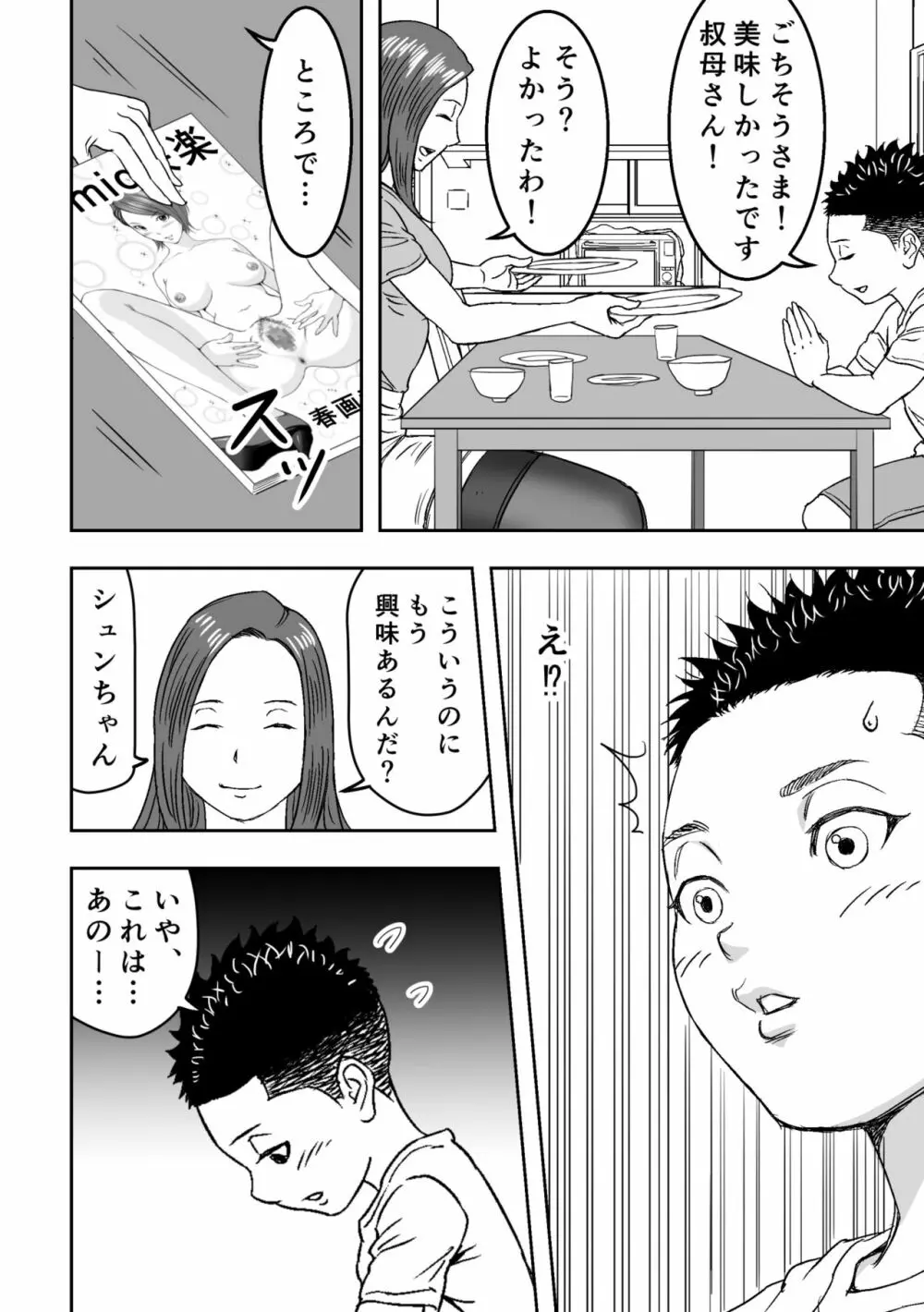 ムチムチな叔母さんが誘ってきたので筆おろしされてみた。 - page12