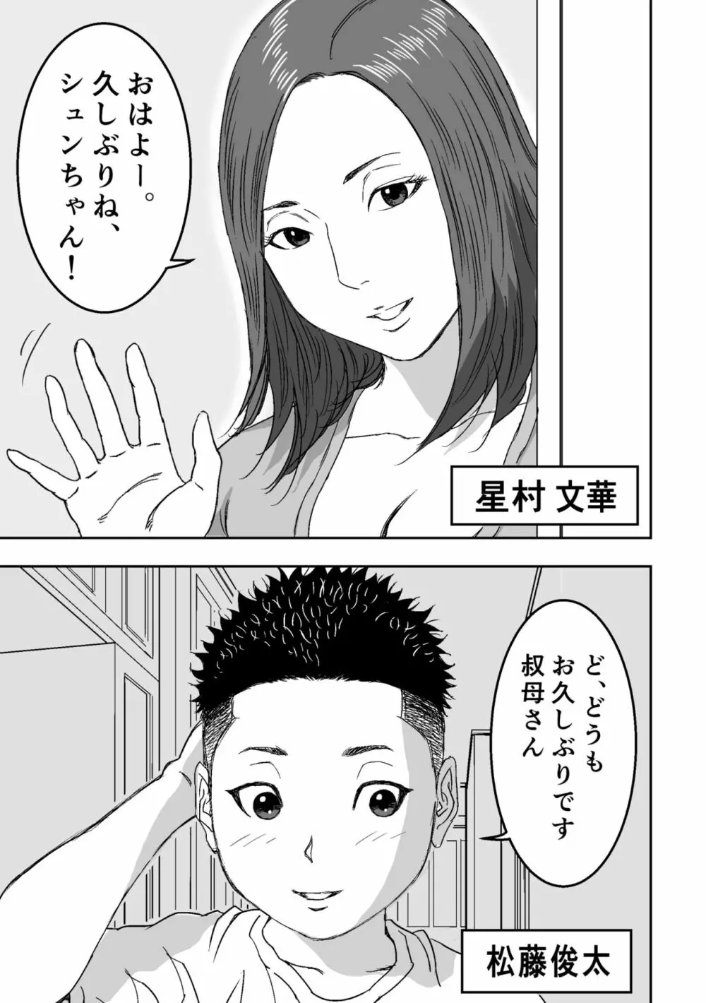 ムチムチな叔母さんが誘ってきたので筆おろしされてみた。 - page3