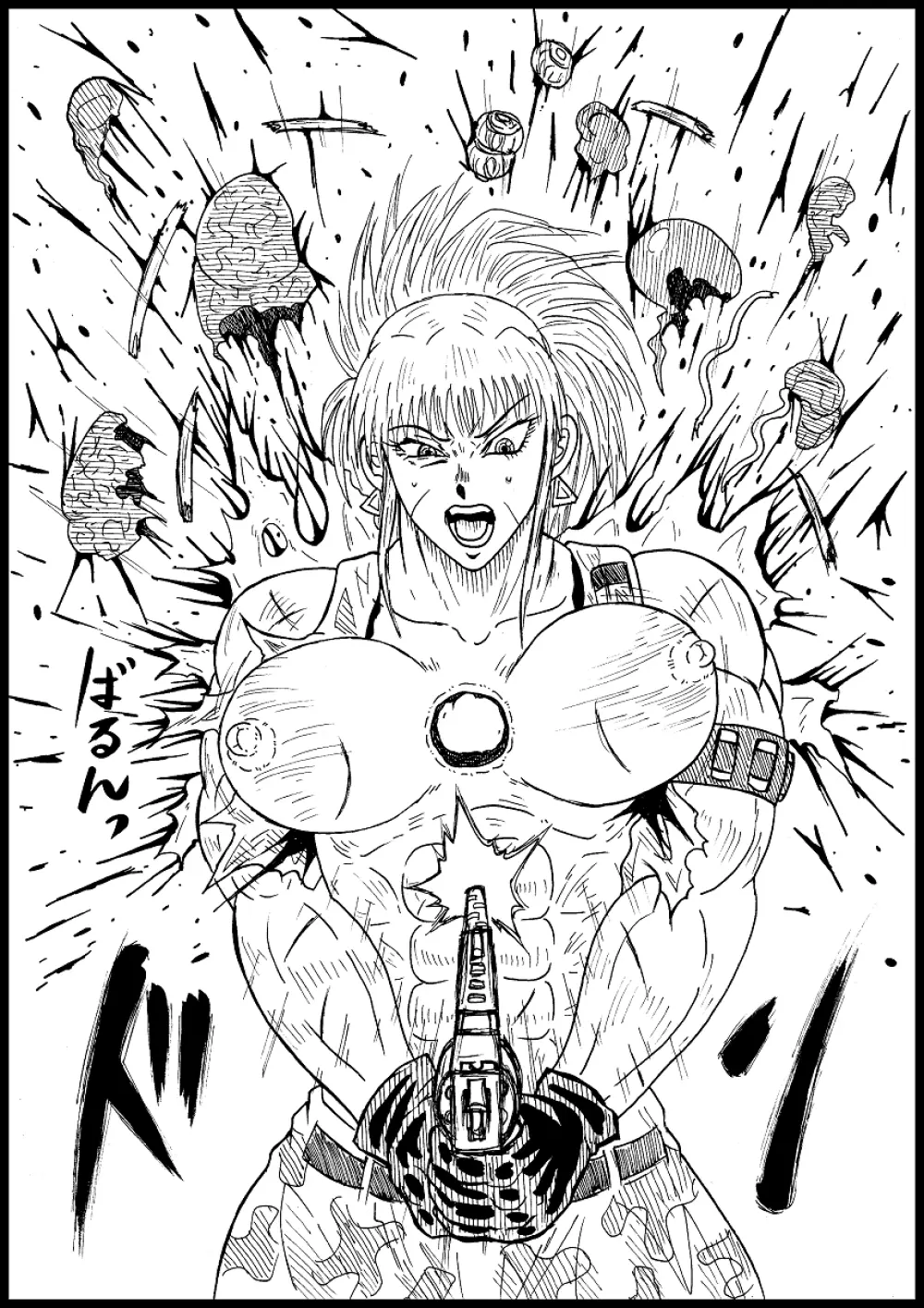 【リクエスト】レオナ拳銃自決 - page3