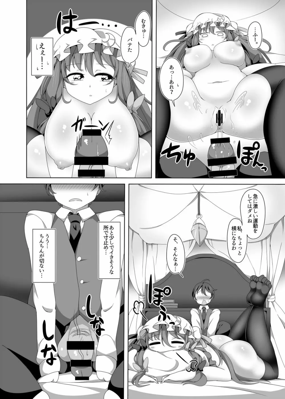 気だるげパチュリー様の筆おろしセックス - page13