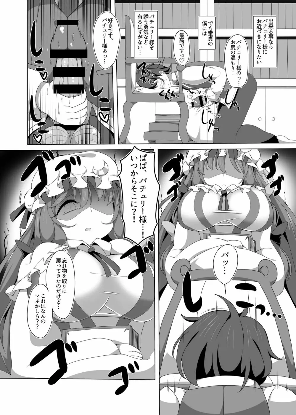 気だるげパチュリー様の筆おろしセックス - page3
