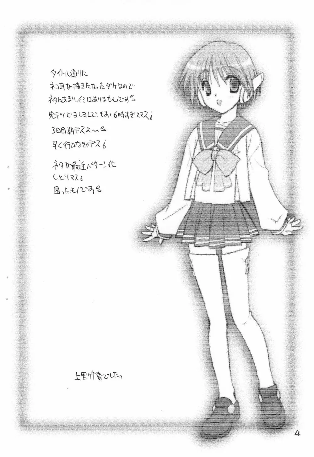 ネコ耳が、描きたかっただけな本 - page4