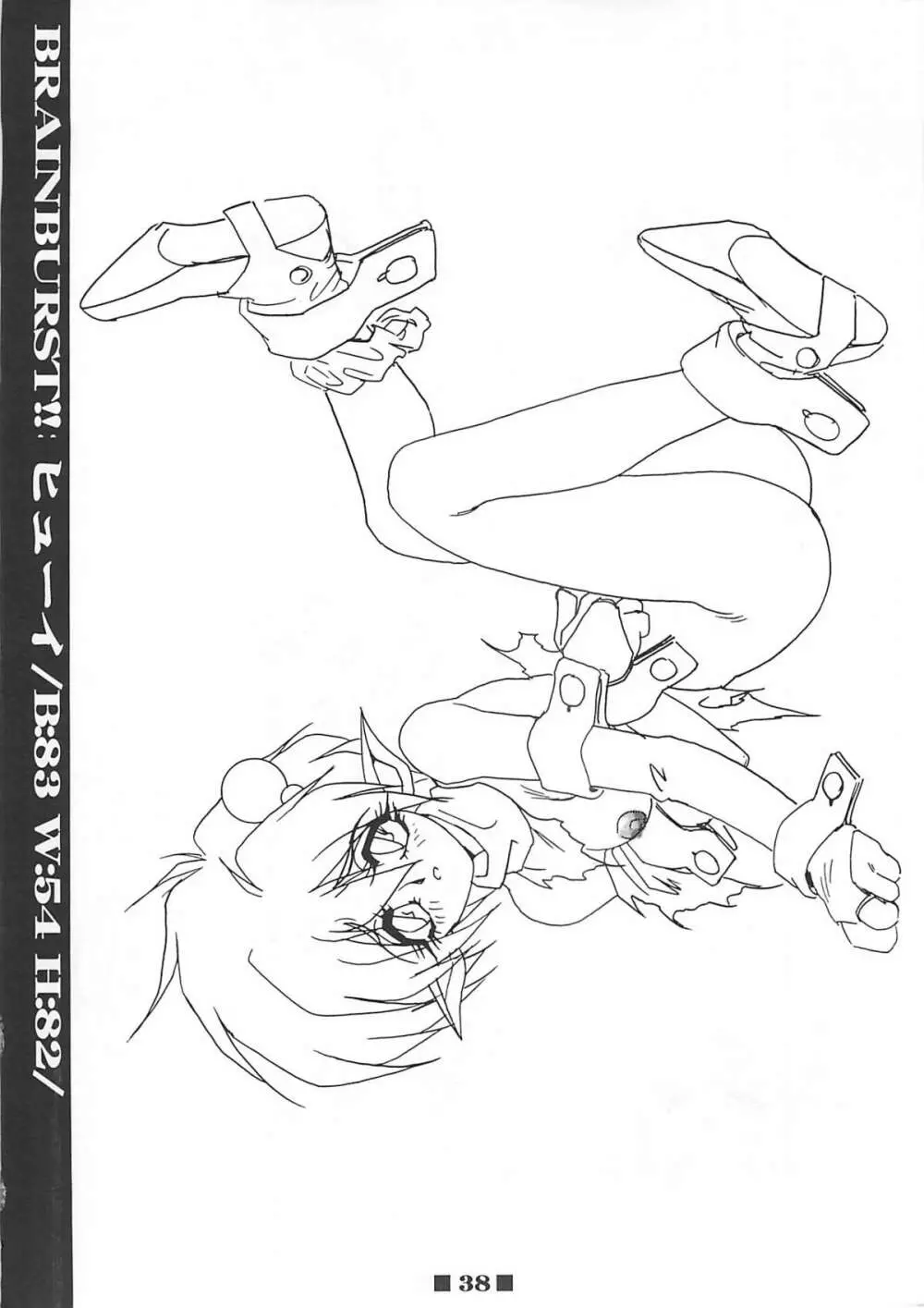 (C58) [HQ's (梶山弘)] RB WORKS (1) GENM & BRAINBURST!! 淫獣幻夢原画集 (淫獣幻夢) - page37