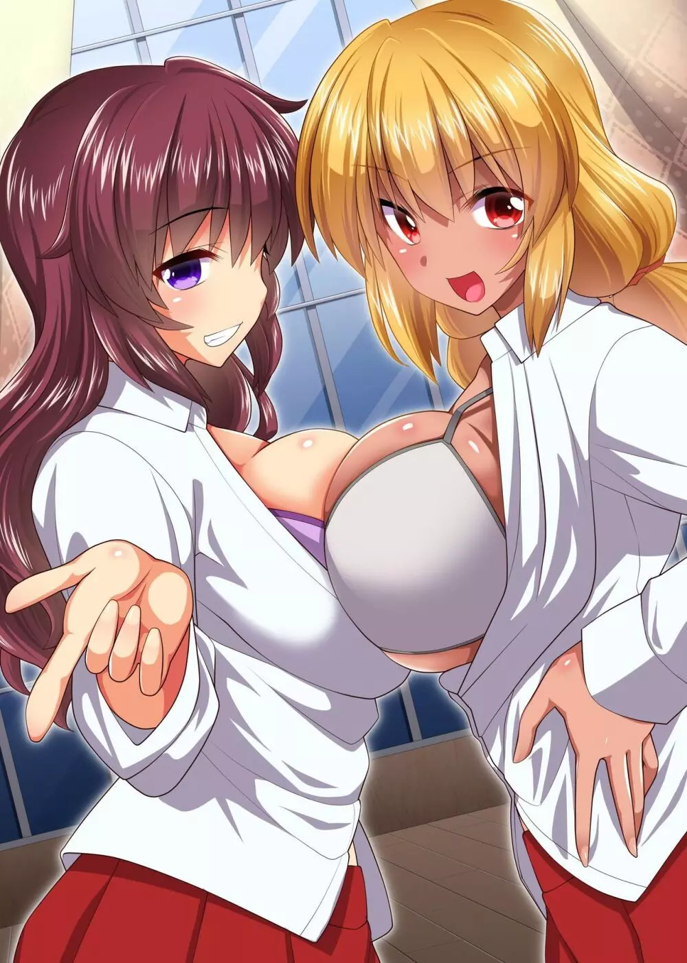 ヤろうよ!ビッチギャル2人と生ハメ同居性活 - page23