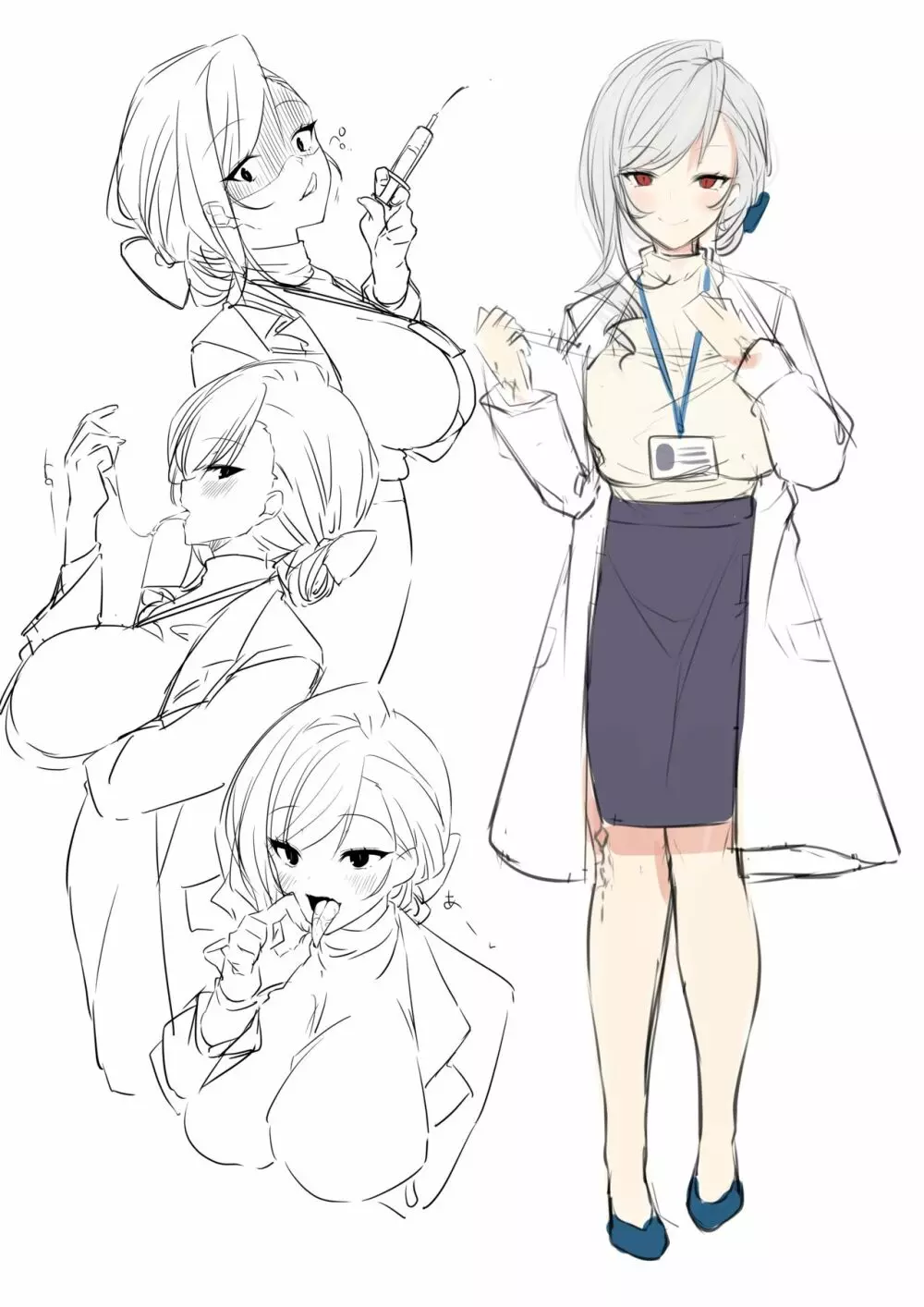 ハイエナふた娘 保健室の淫らな性活事情◆コラボ漫画 - page8