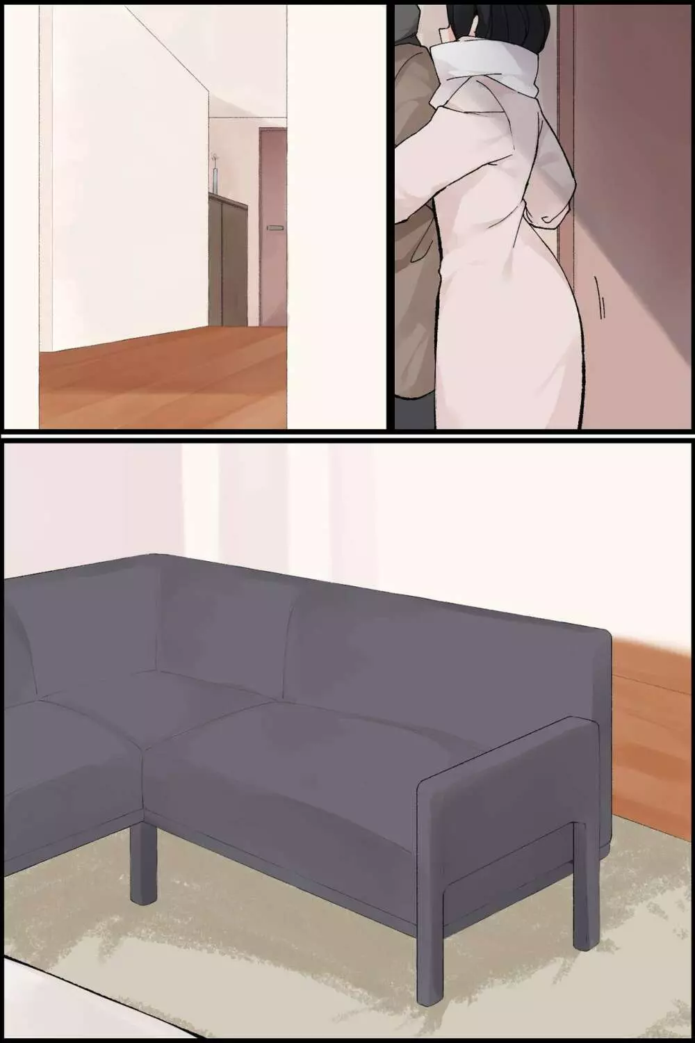 めちゃくちゃエロい身体の世話好き幼なじみと、クール系巨乳​美人同僚と俺ん家で3Pハーレム！？ - page88