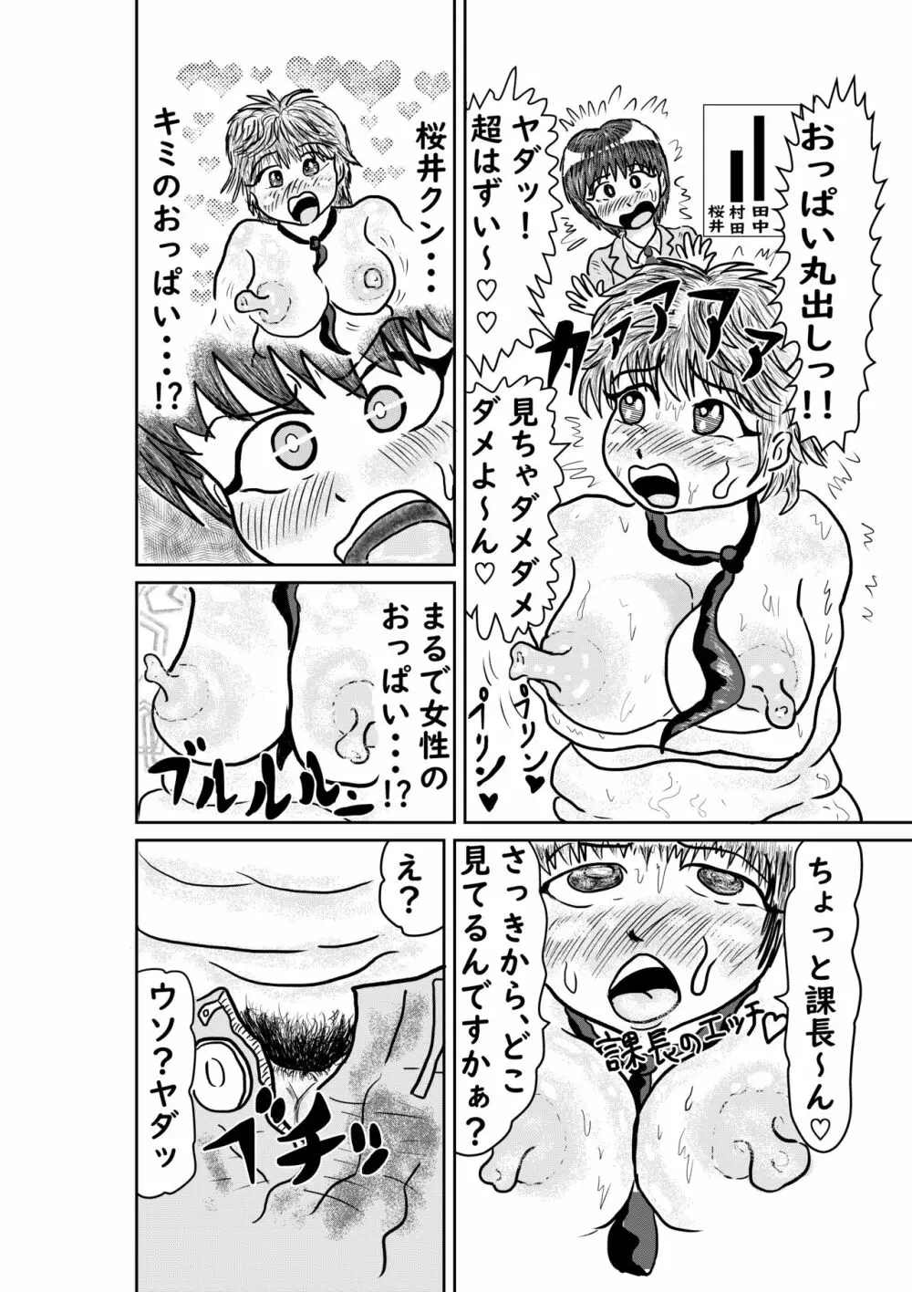 メス堕ち営業課長 後輩社員は、えちえち男の娘 - page5