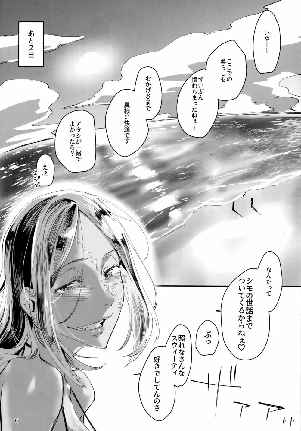 酔いドレイクさん 7Days in Summer Island - page17
