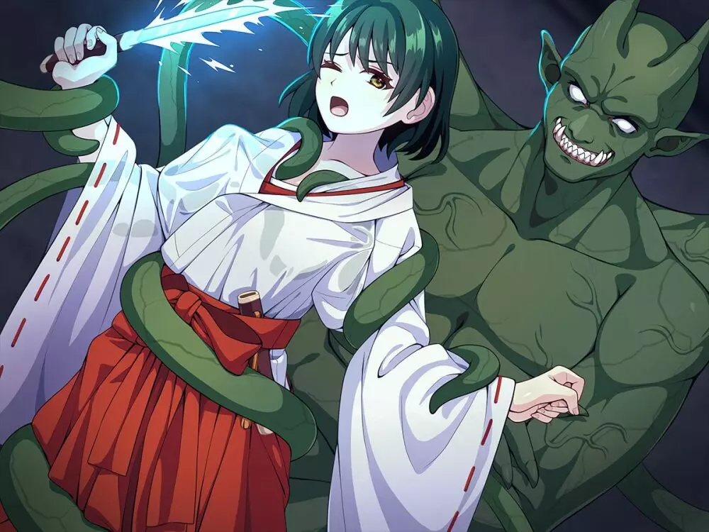 見習い退魔師は触手妖魔なんかに負けたりしない - page267
