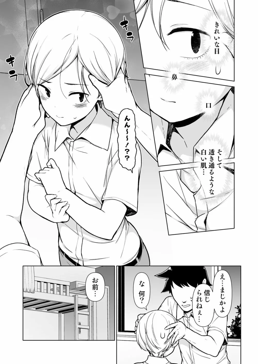 女っぽい僕と今日から寮で二人きり - page6