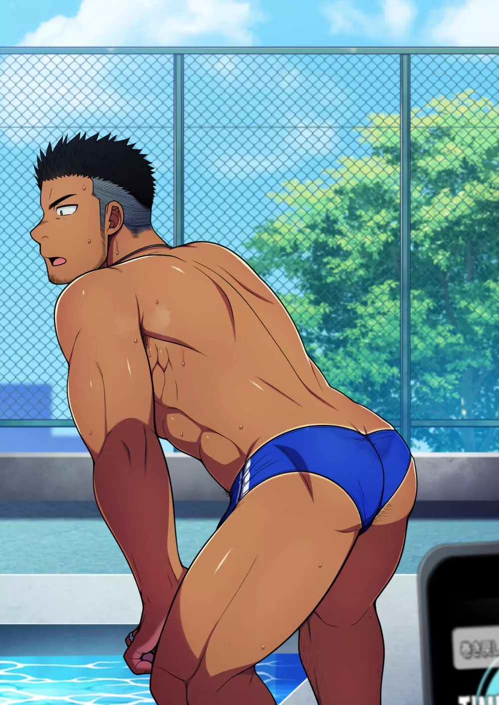 性感Link～感覚共有アプリで水泳部のコーチと俺の♂♂な部分を繋いで刺激してみた。 - page64