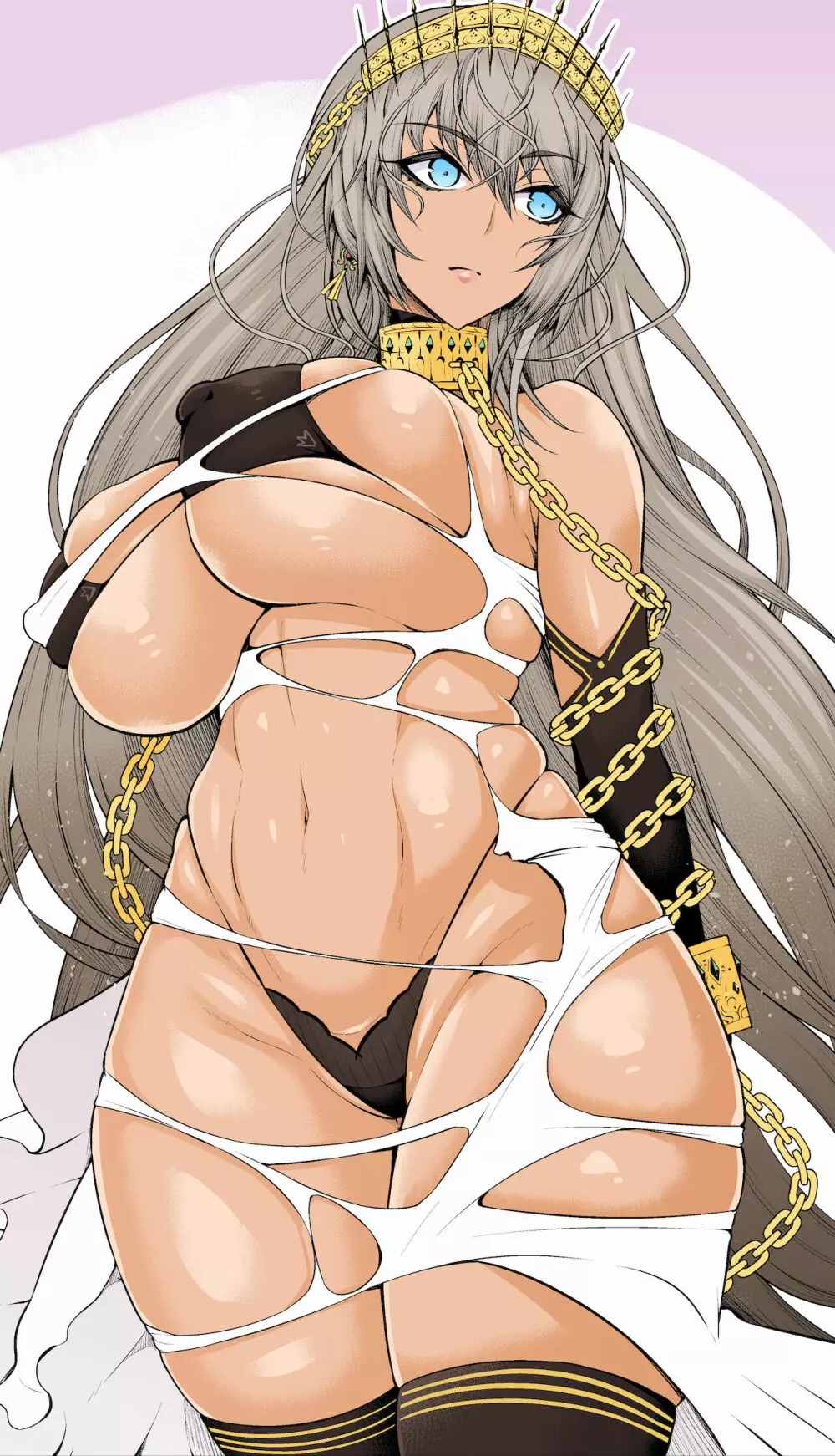 Zenobia Trains With Two Kings Colourized&Uncensored - page5