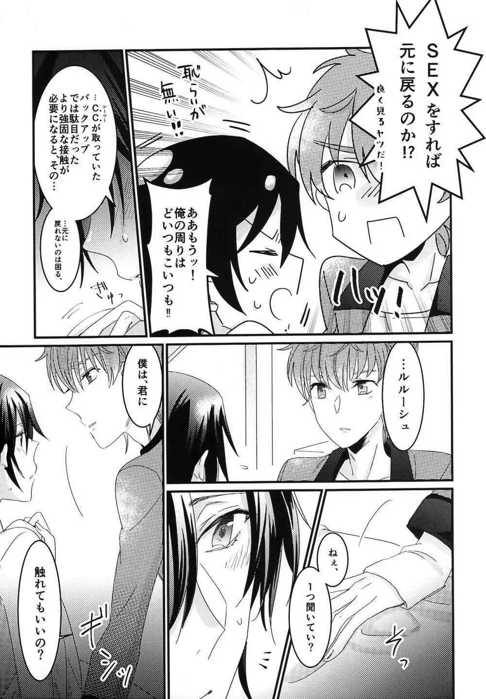 復活後のルルーシュが謎の事故で女の子になっちゃった本 - page15