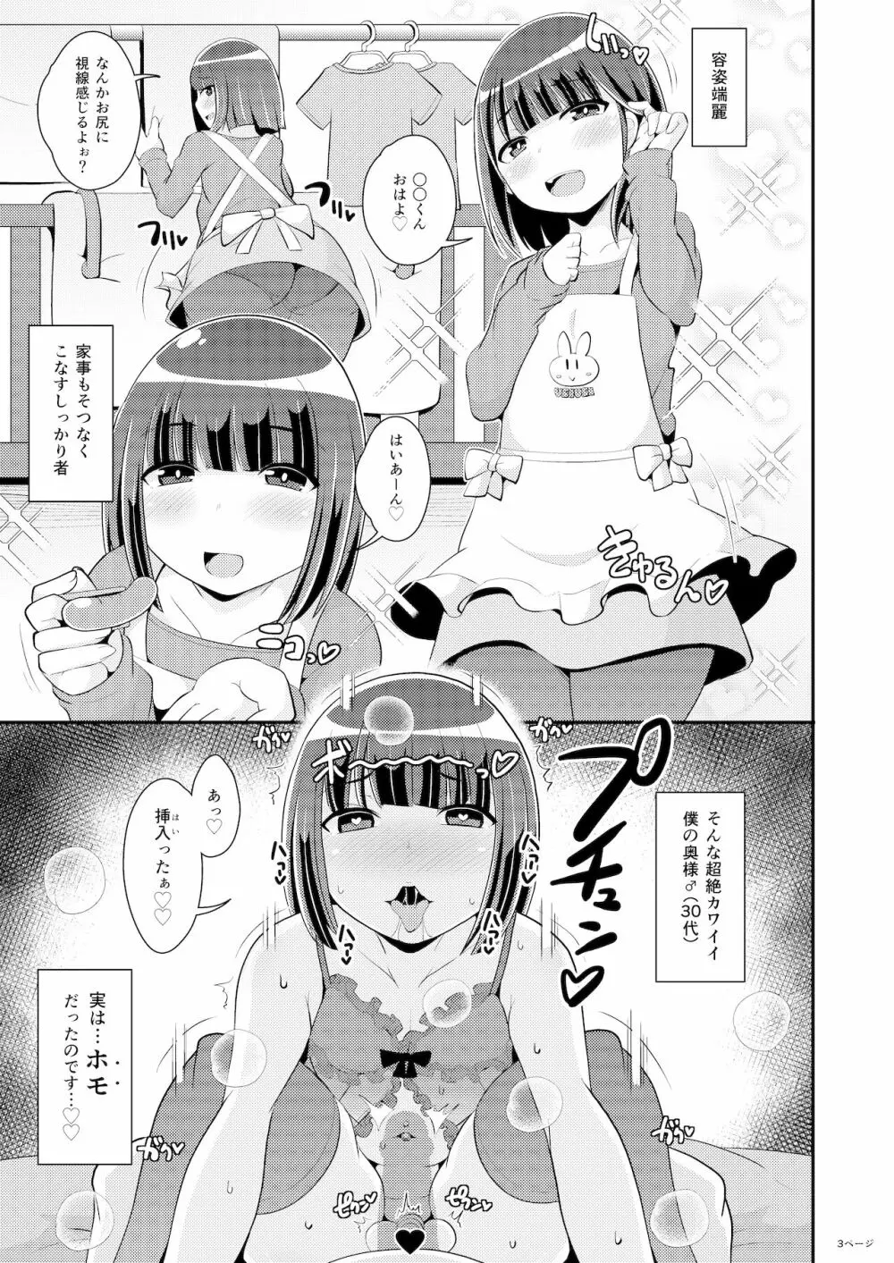 奥様♂は精嚢でイク - page3