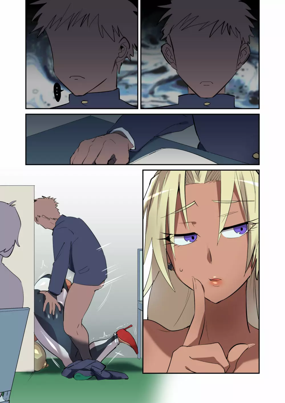 世間をナメたデカ尻黒ギャル塾講に正義の鉄槌 - page39