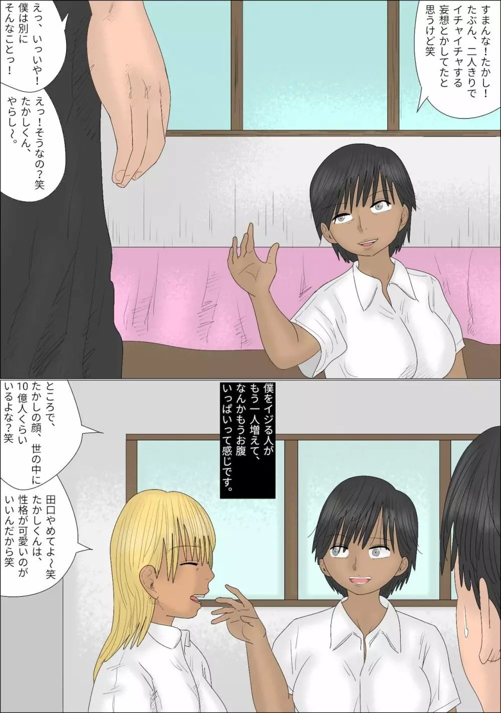 女装させられ、男の娘化!!黒ギャルたちに逆レイプされた話 - page6