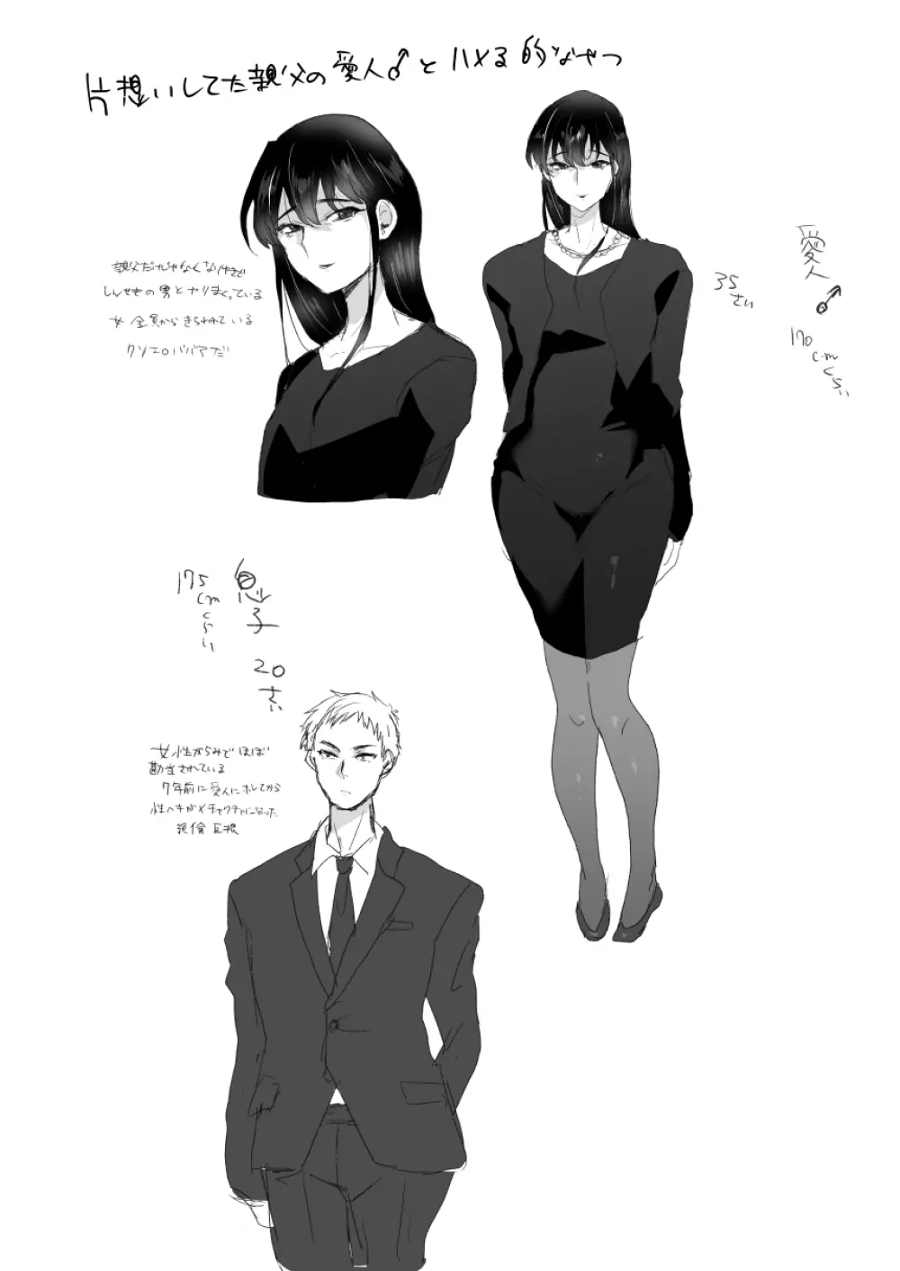 親父の愛人のエロババア♂を犯る！！ - page15