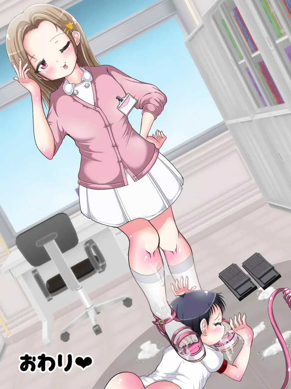おねショタ足コキ性教育！？ナースの足コキ射精指導 - page201