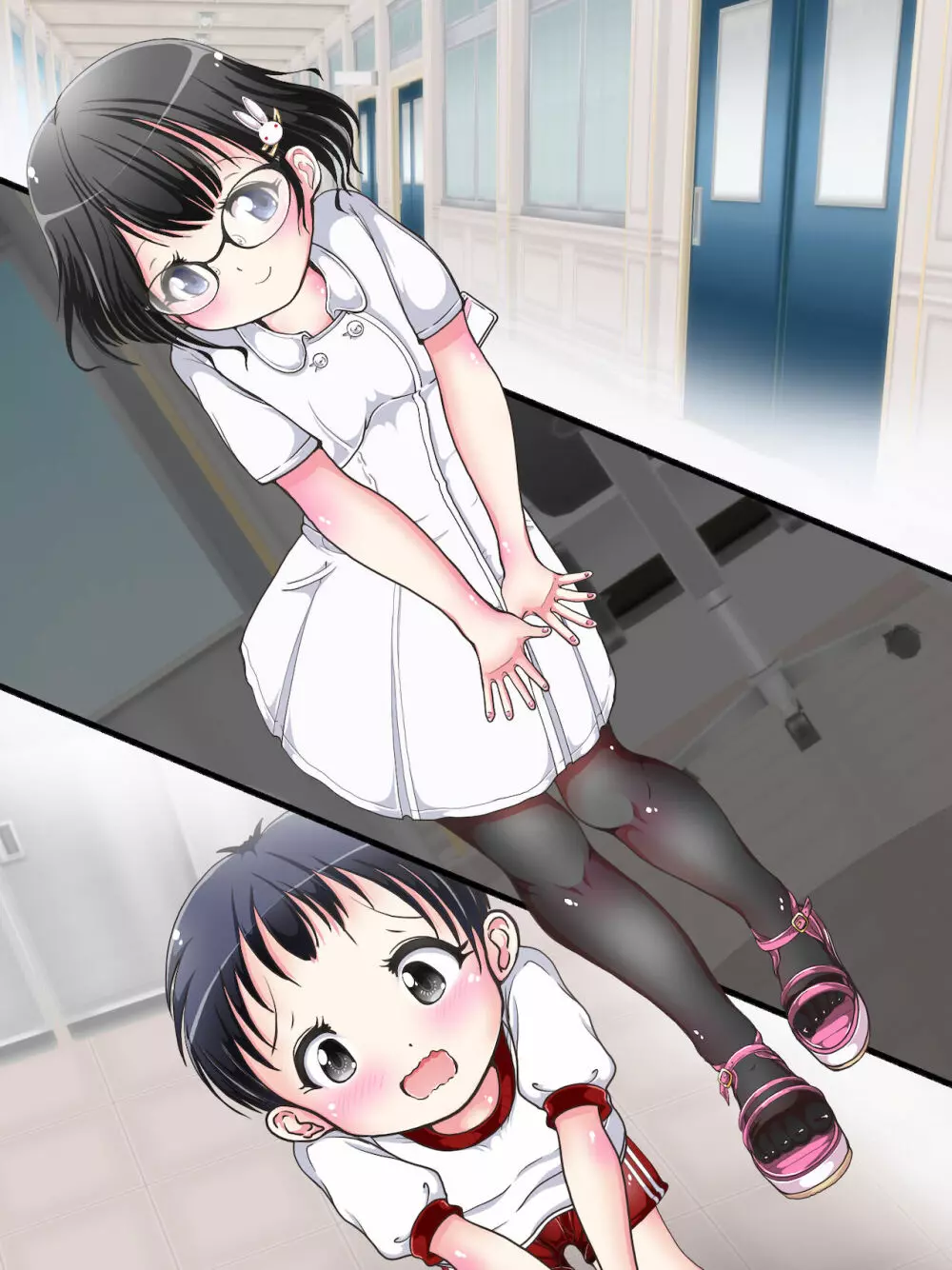 おねショタ足コキ性教育！？ナースの足コキ射精指導 - page252