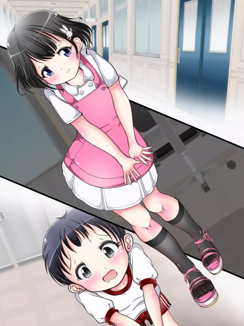 おねショタ足コキ性教育！？ナースの足コキ射精指導 - page352