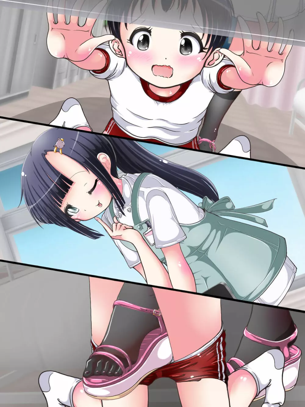 おねショタ足コキ性教育！？ナースの足コキ射精指導 - page374