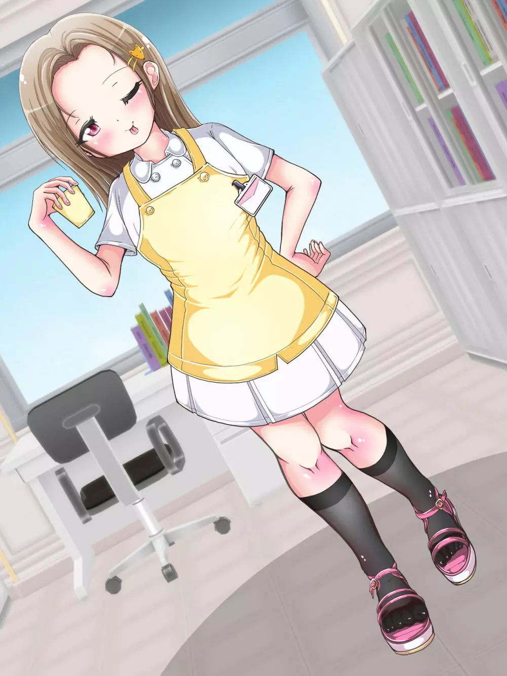 おねショタ足コキ性教育！？ナースの足コキ射精指導 - page387