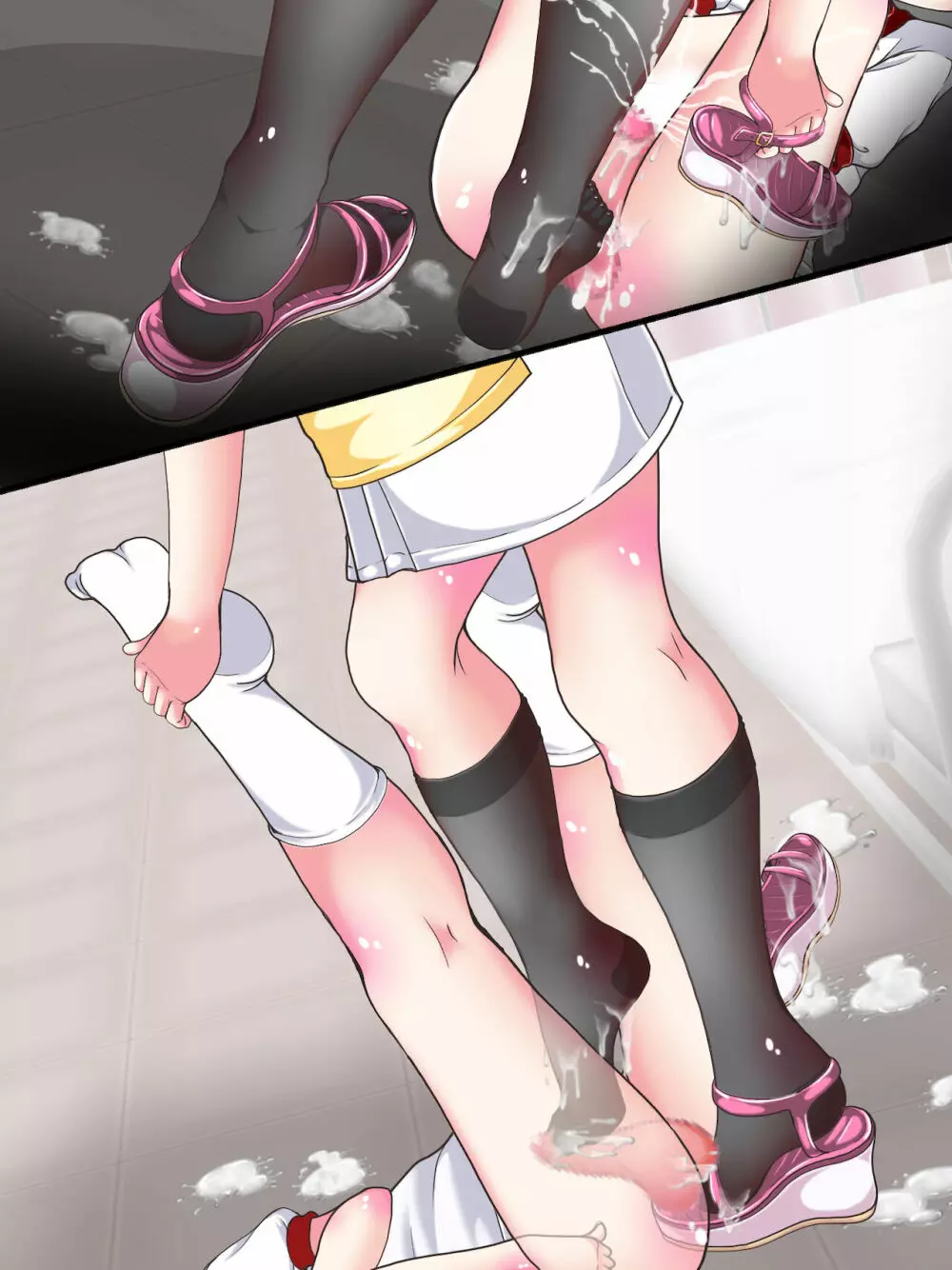 おねショタ足コキ性教育！？ナースの足コキ射精指導 - page394