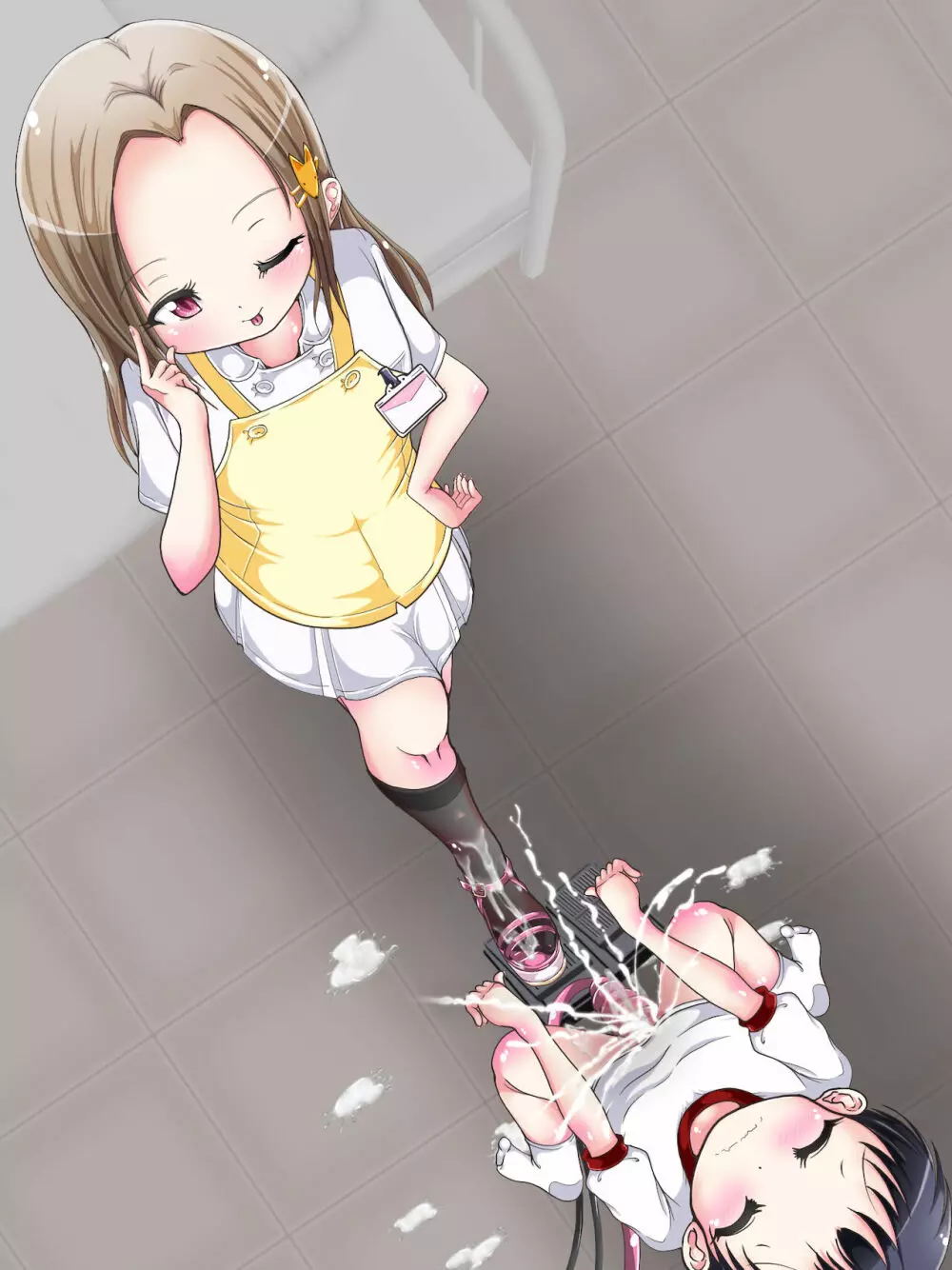 おねショタ足コキ性教育！？ナースの足コキ射精指導 - page399