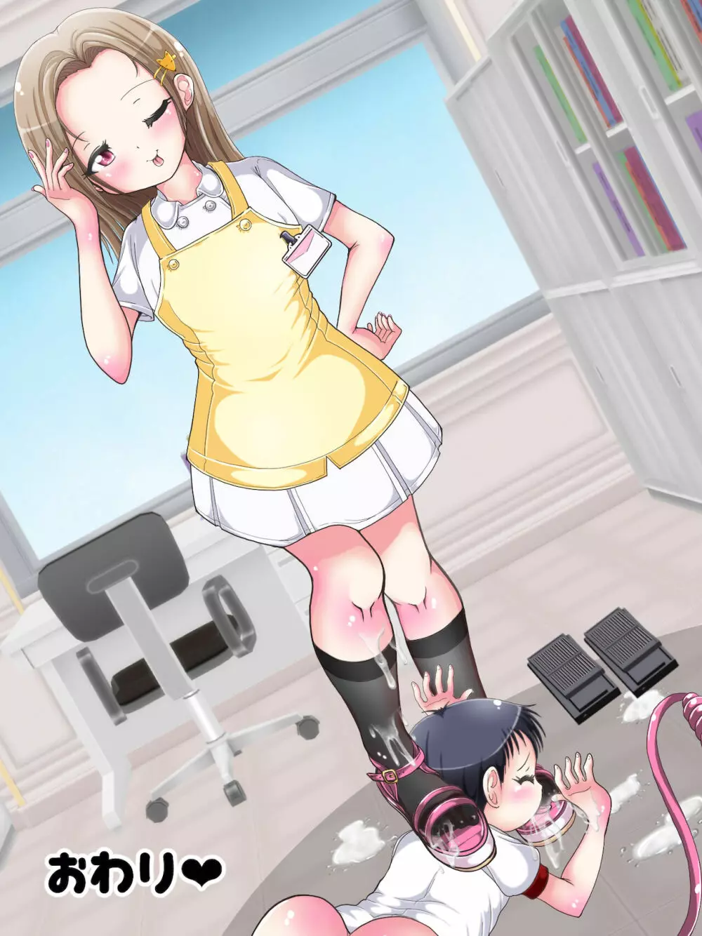 おねショタ足コキ性教育！？ナースの足コキ射精指導 - page401
