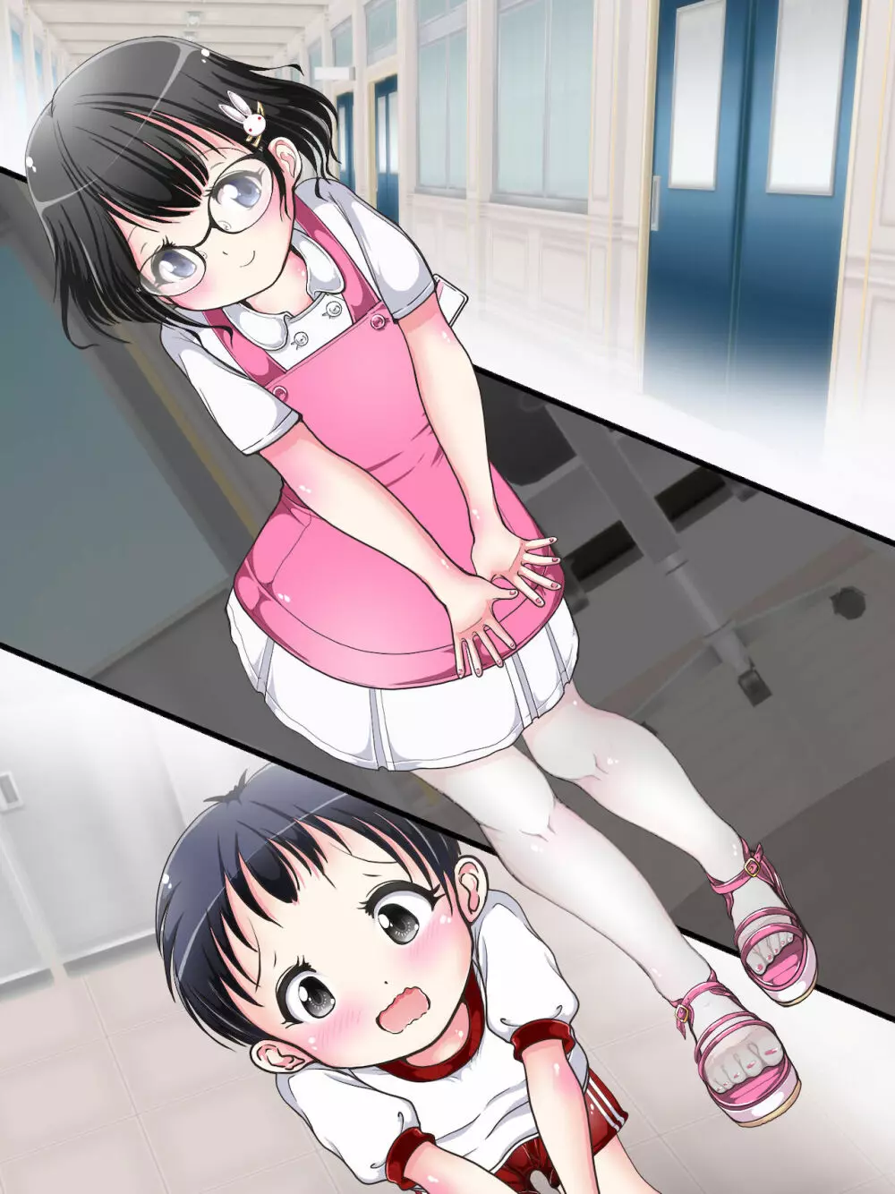 おねショタ足コキ性教育！？ナースの足コキ射精指導 - page52