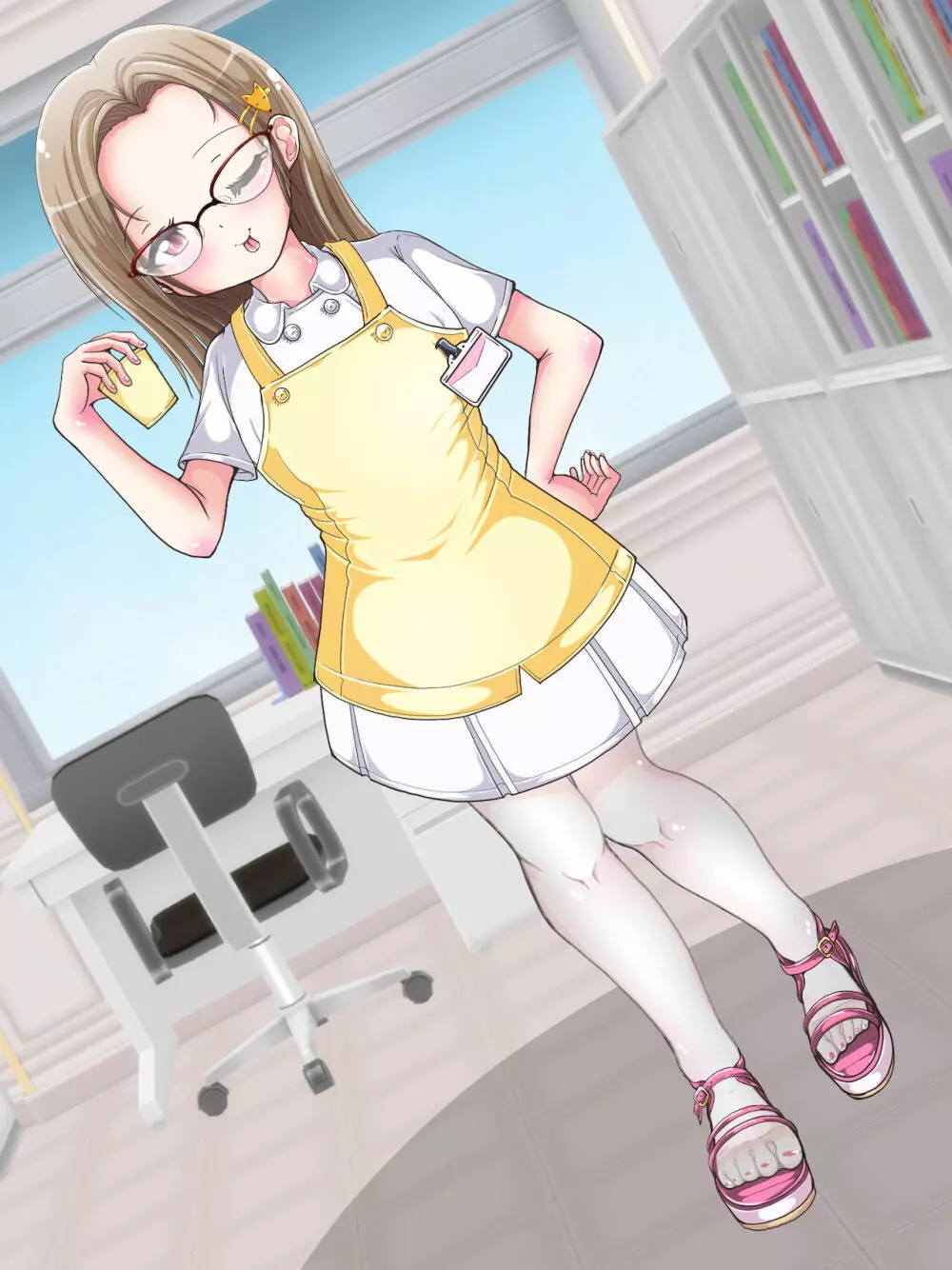 おねショタ足コキ性教育！？ナースの足コキ射精指導 - page87