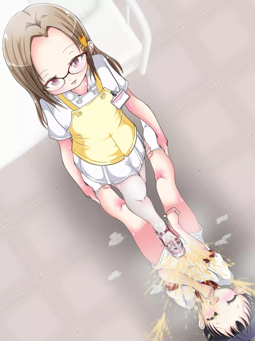 おねショタ足コキ性教育！？ナースの足コキ射精指導 - page93