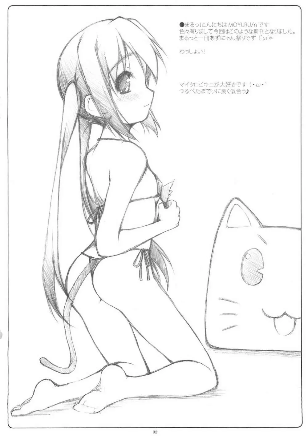 あずきゃっとのうすいほん。 - page2