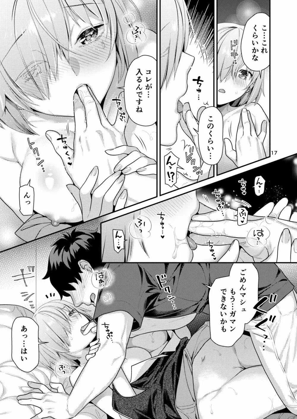 まっしろマシュとはじめてごっこ - page17