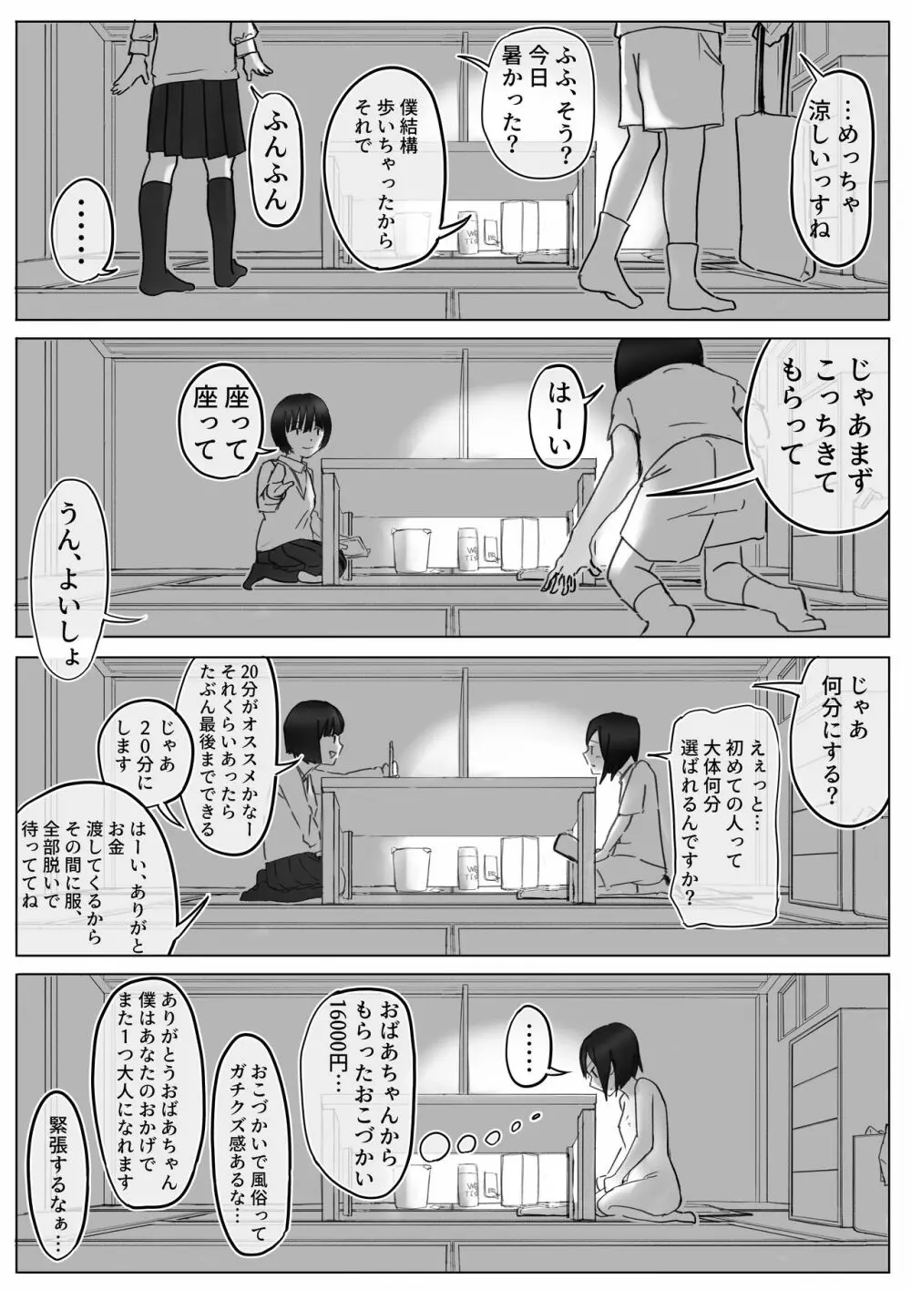 【風俗レポ漫画】飛田新地で童貞を捨てた話 - page11