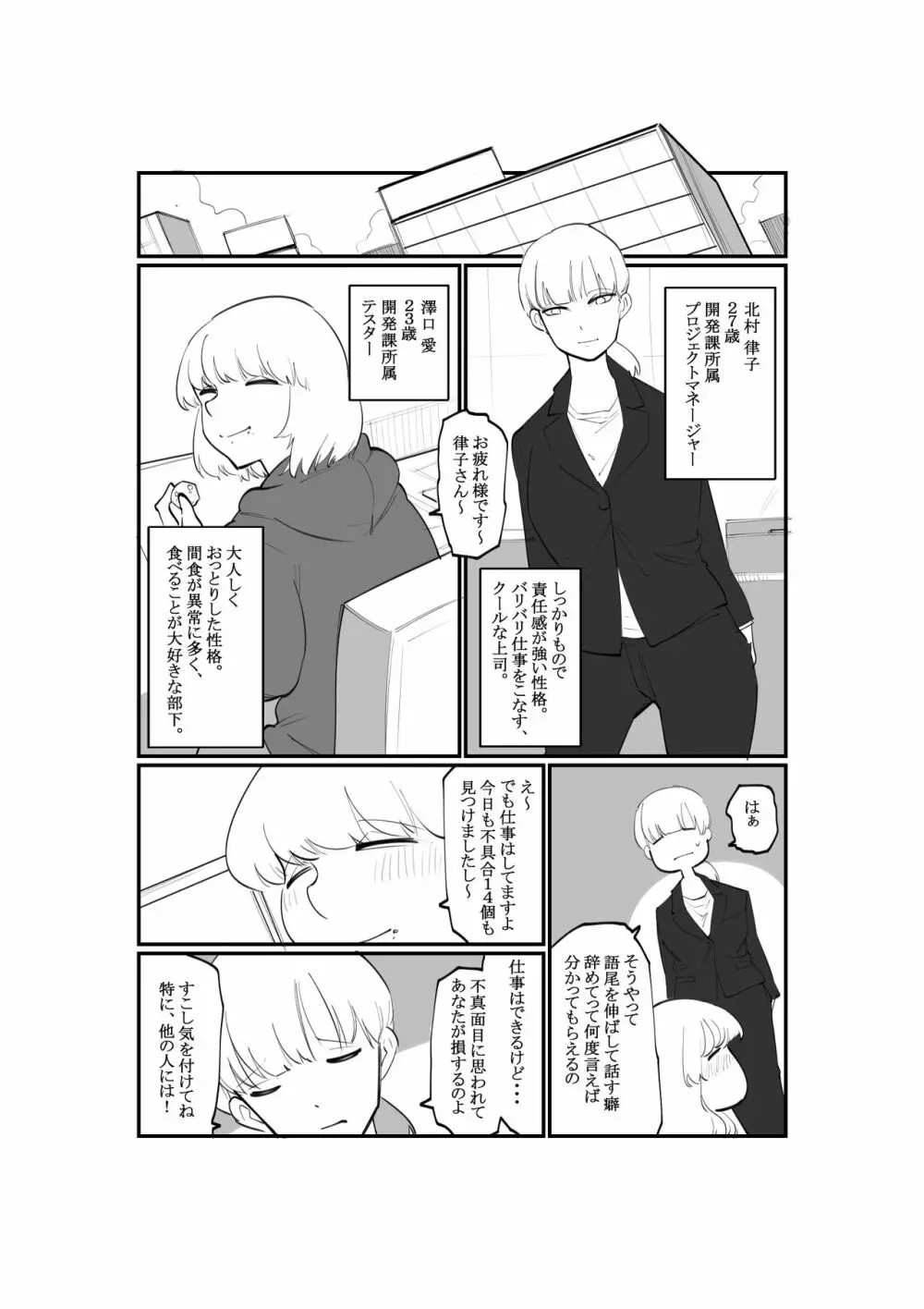 ゆるふわS部下まじめなM上司のクリ調教 - page2