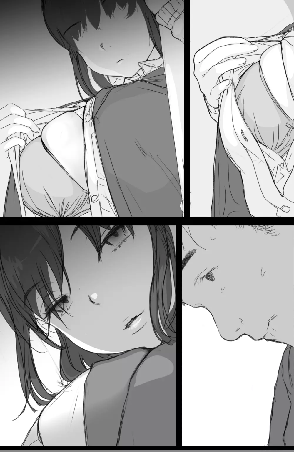 通勤電車でおっぱいを見せにくる娘がいて困ってます - page10