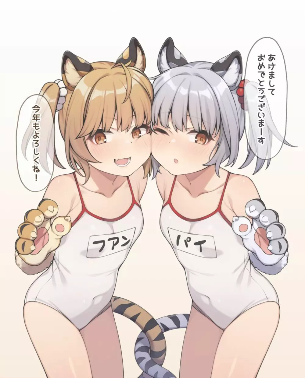 双寅の姉妹丼を美味しく食べる妄想絵 - page2