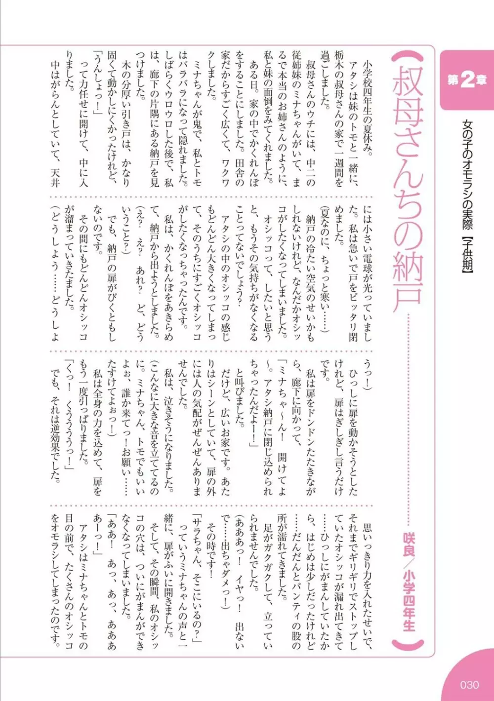 総天然色 失禁少女の基礎知識 - page31