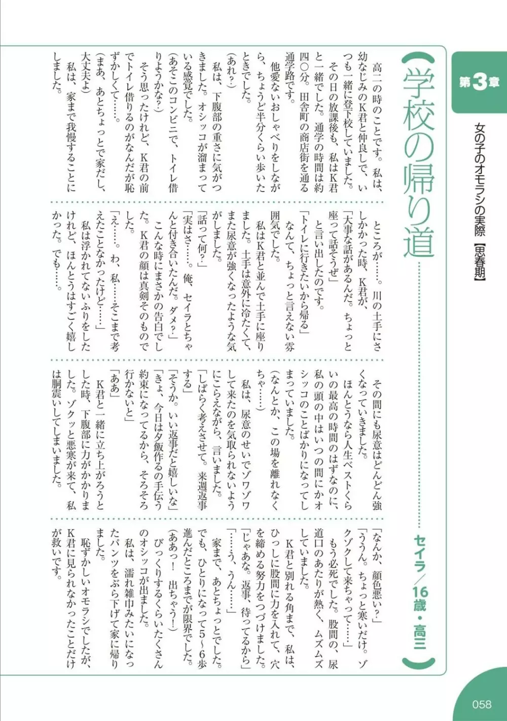 総天然色 失禁少女の基礎知識 - page59