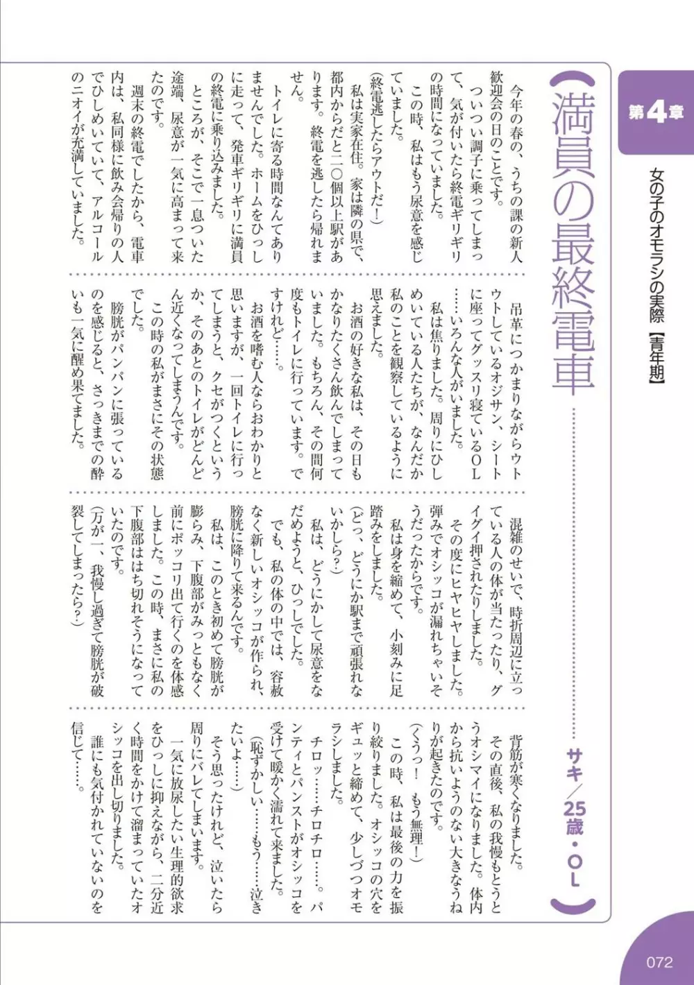 総天然色 失禁少女の基礎知識 - page73