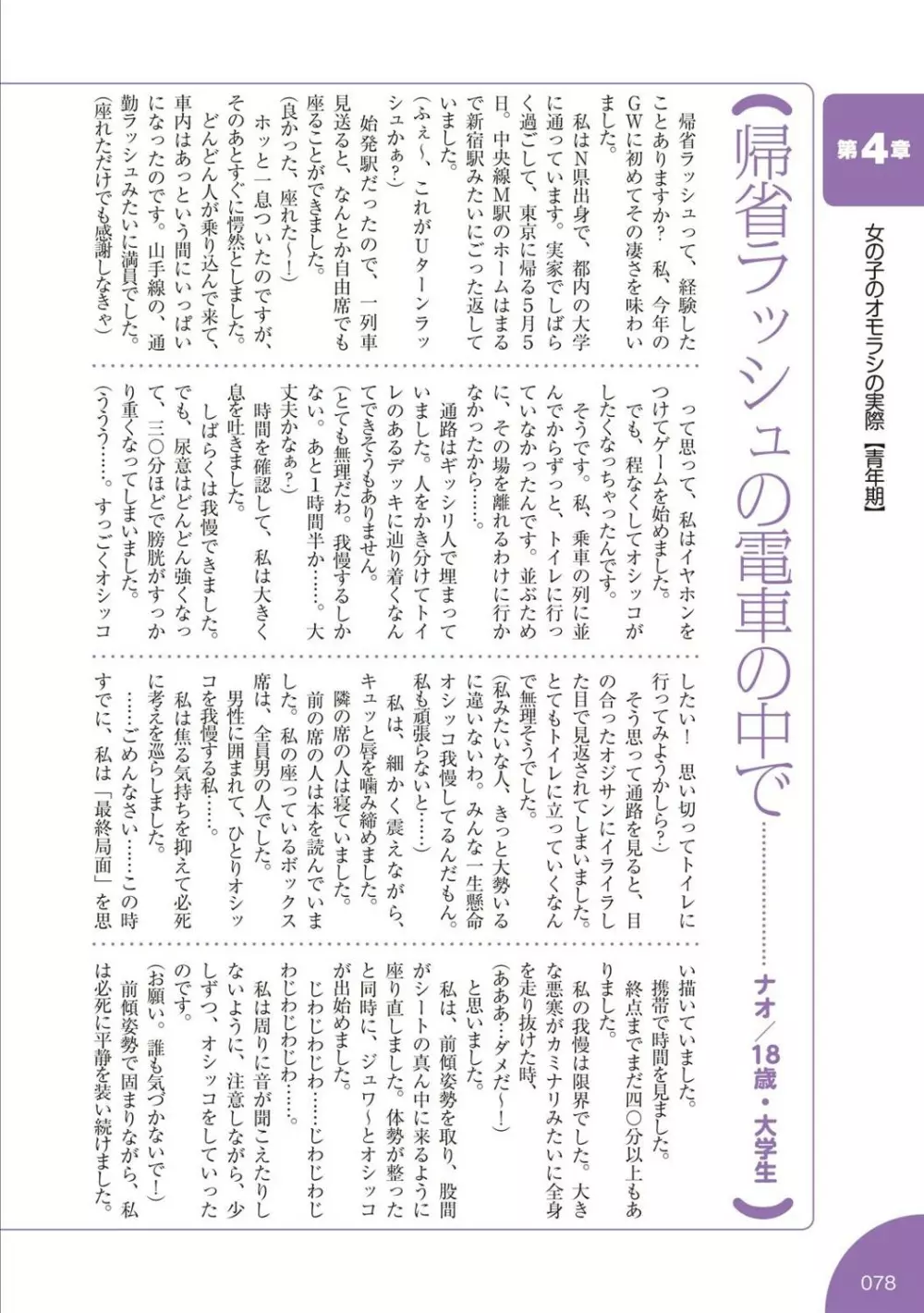 総天然色 失禁少女の基礎知識 - page79