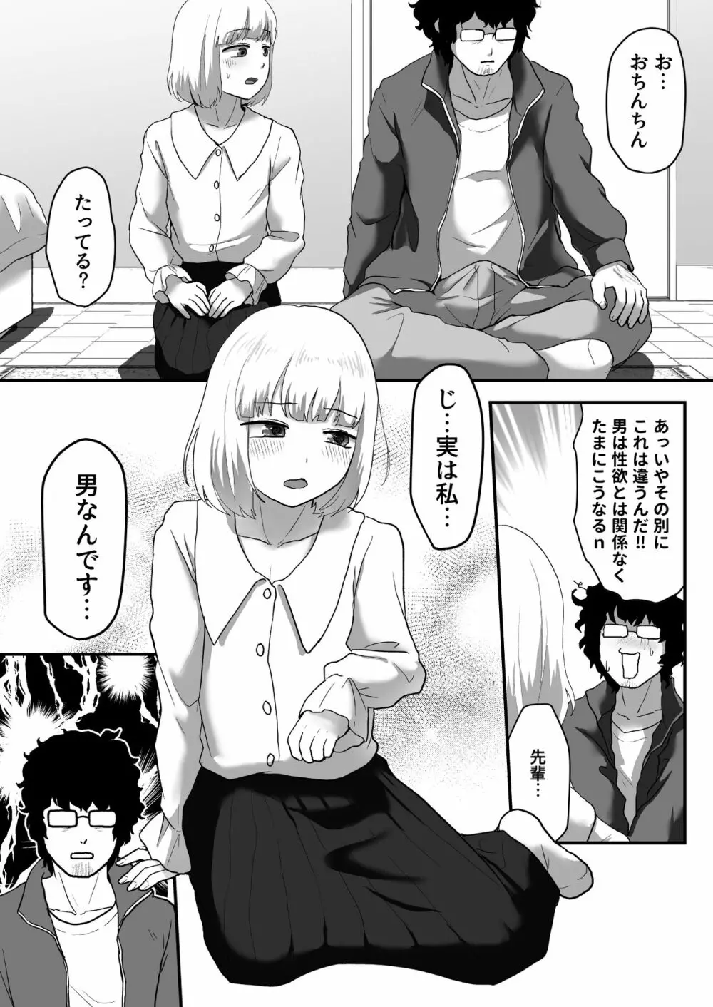 私が男でも勃起しますか!? - page8