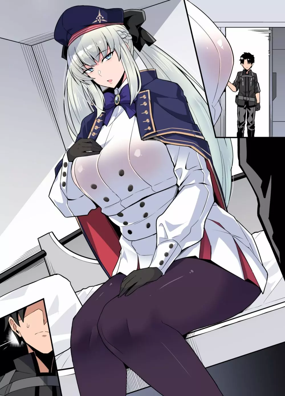 昔の制服を着るモルガン陛下 - page4
