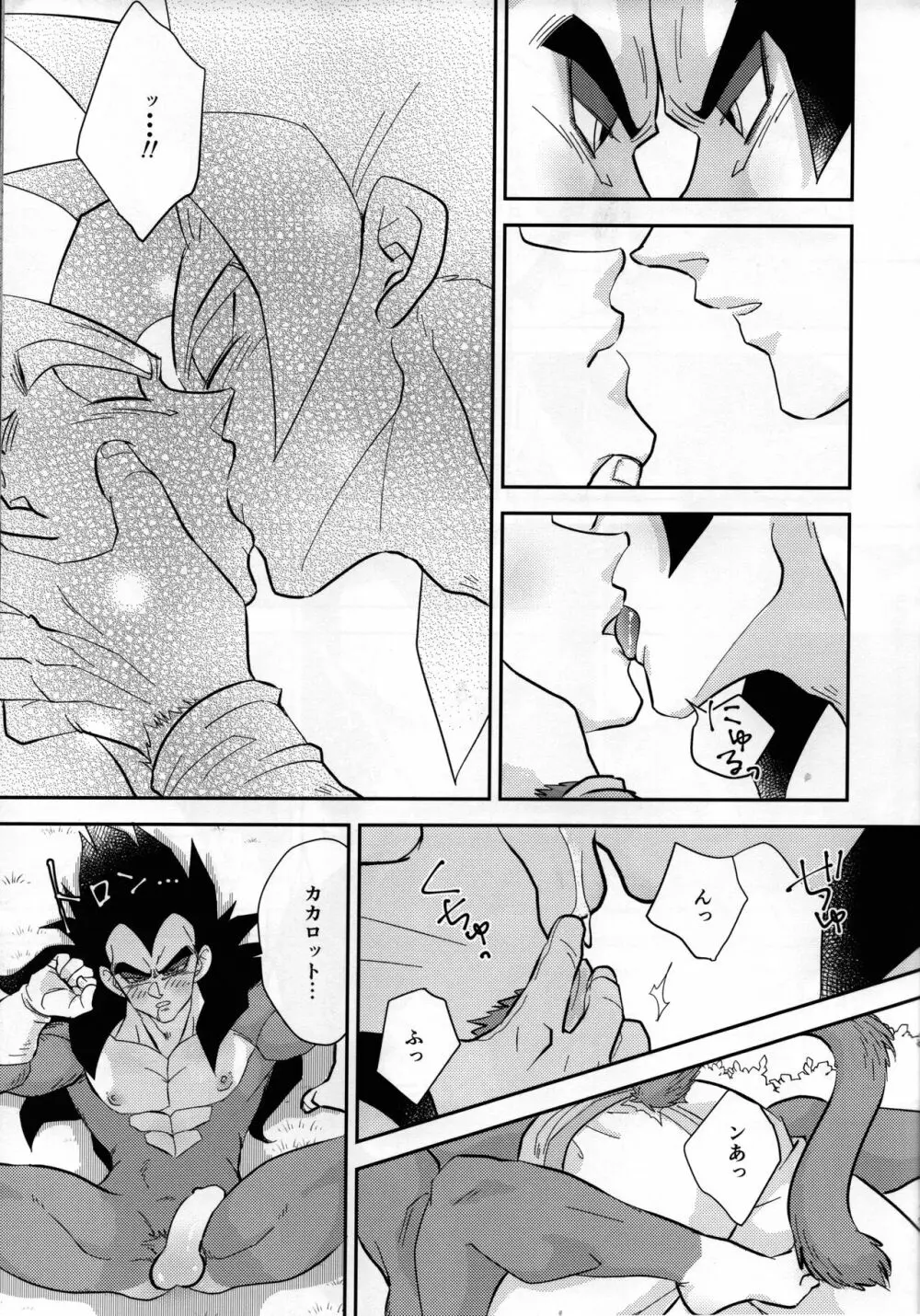 ベジータの尻尾がこんなにビンカンなわけがない! - page16
