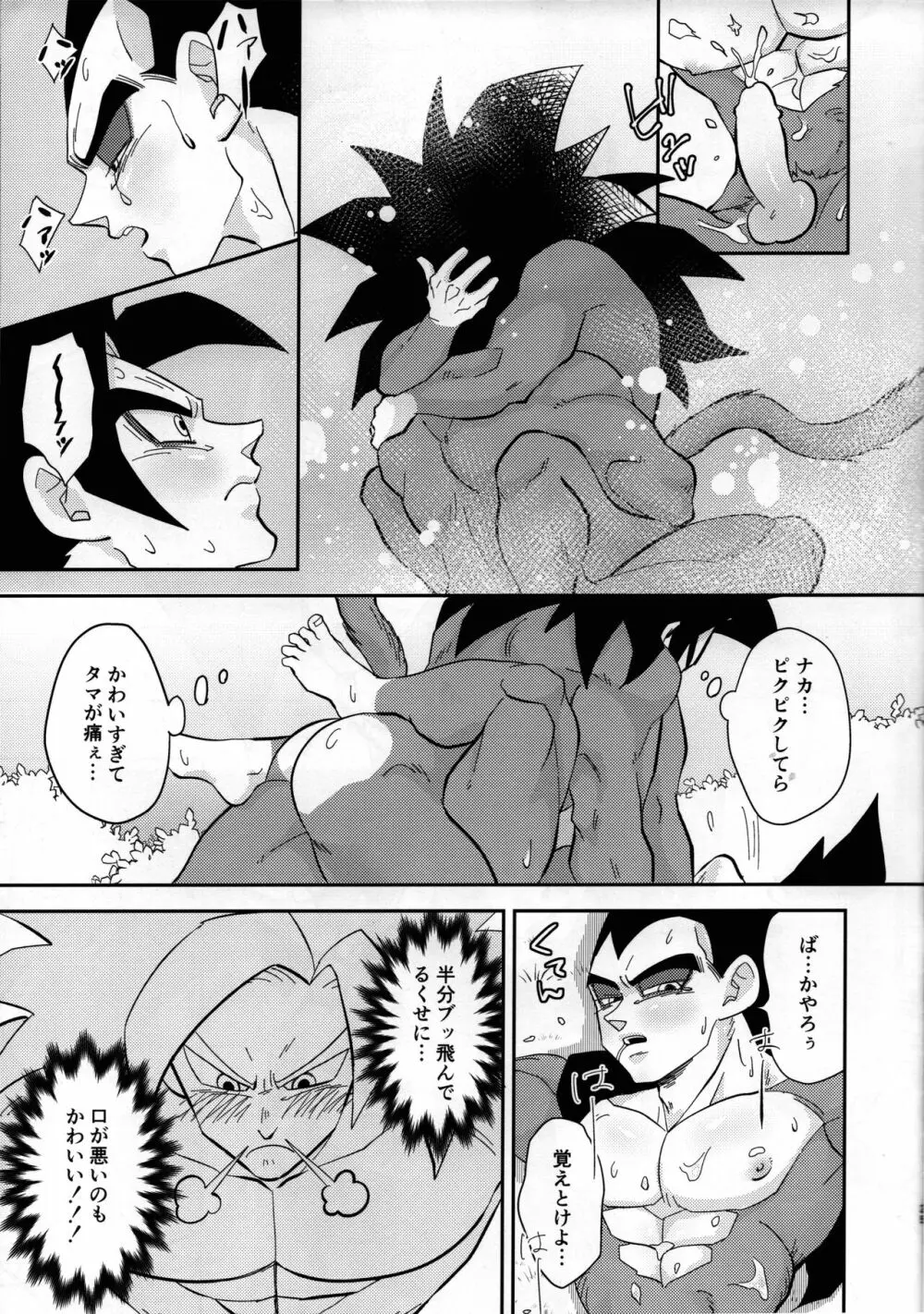 ベジータの尻尾がこんなにビンカンなわけがない! - page22