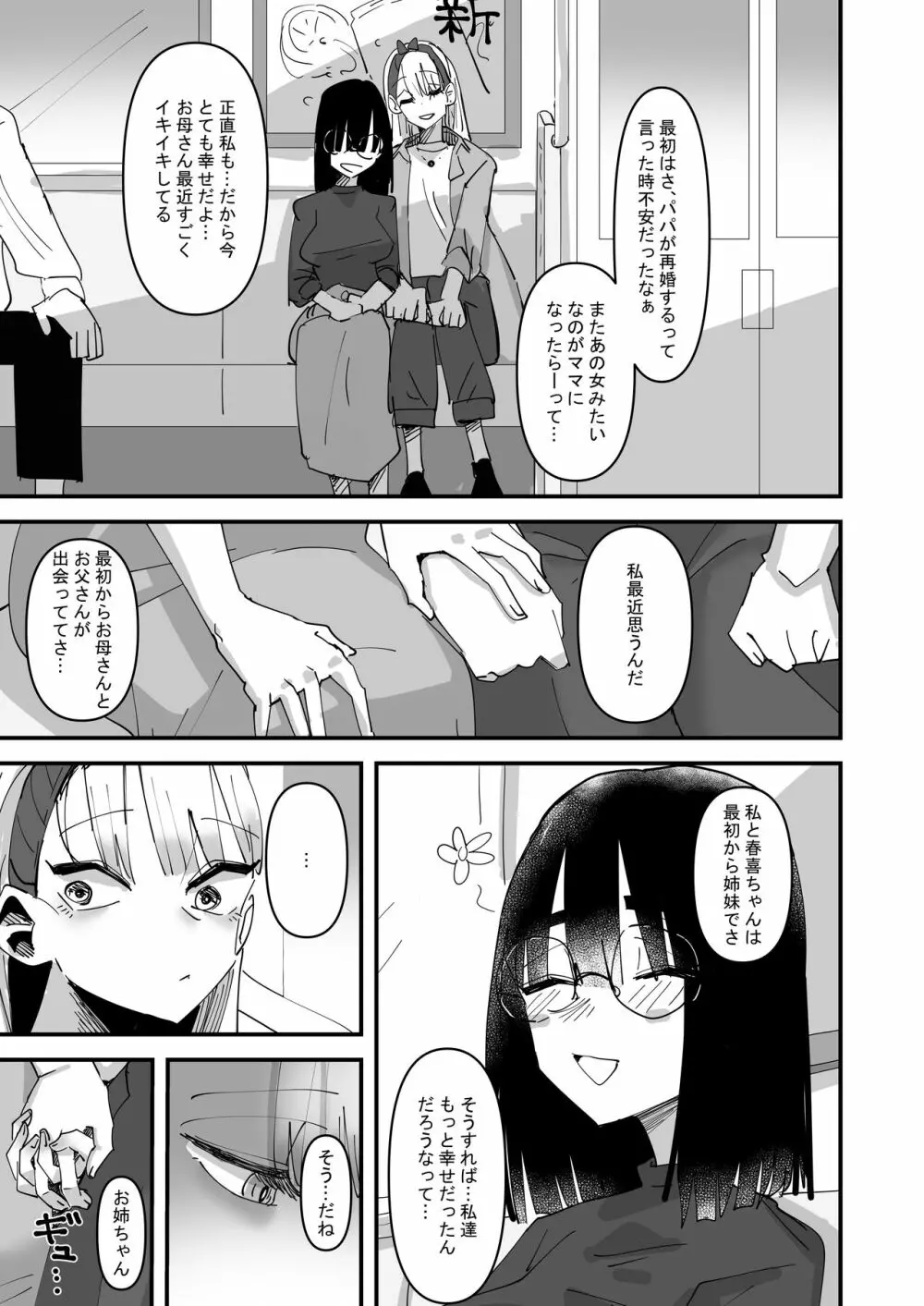 母が再婚して妹が出来たけど色々あって恋人になった話 - page11
