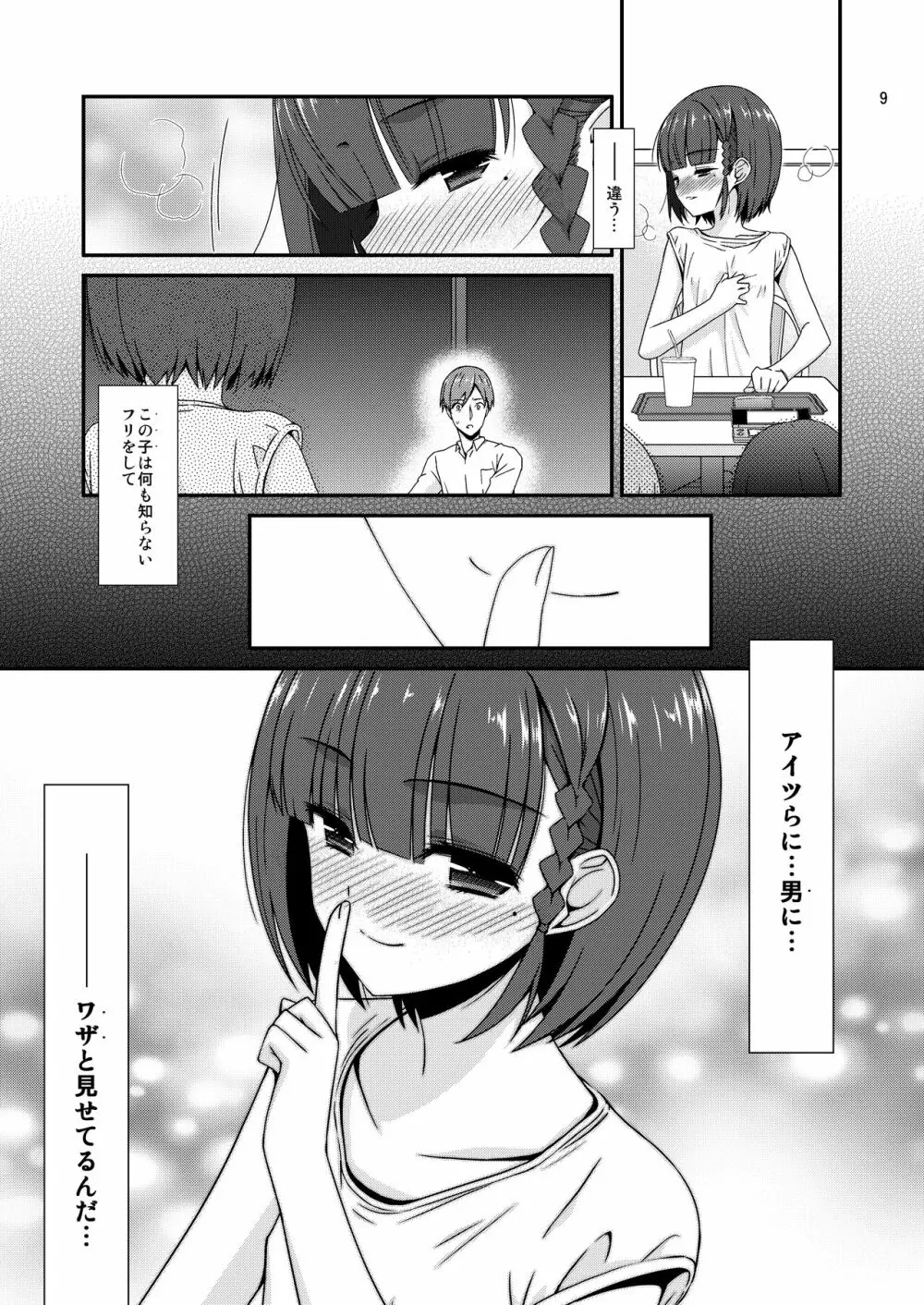 ミセタガリのオンナノコ - page9