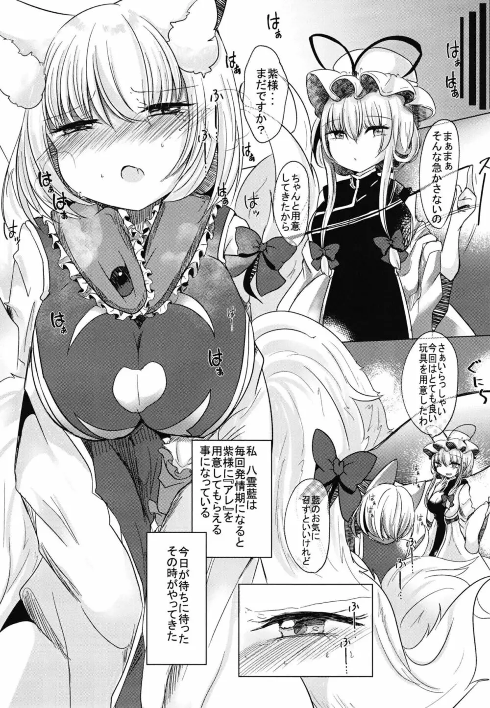 ふたなり藍さまに女装趣味のボクが犯される本 - page3